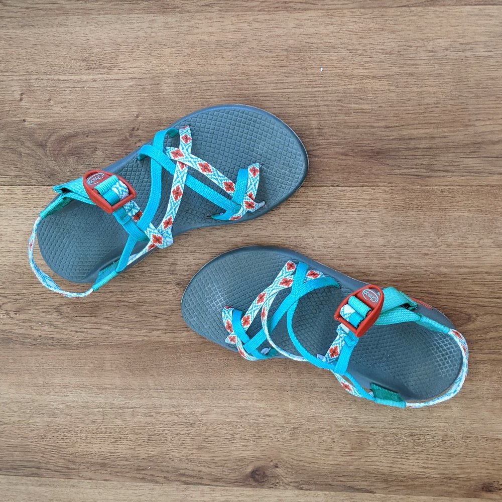 Multi-color chacos sandals